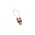 4.2" Compact Cable Padlock KD - Red