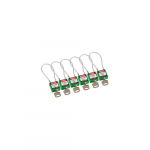 4.2" Compact Cable Padlock KA - Green_noscript
