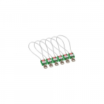 8" Compact Cable Padlock KA - Green_noscript