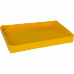 Light Weight Foam Wall Spill Berm, 48" x 72" x 4", 22 oz., Yellow_noscript