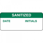 Sanitized Write-On Inspection Label170343