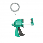 Clamping Cable Lockout for Valves, Green_noscript