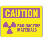 "Radioactive Material" Vinyl Cabinet Label_noscript