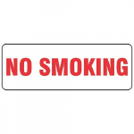 "No Smoking" Polyester Safety Sign_noscript