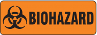 "Biohazard" Magnetic Vinyl Safety Sign_noscript