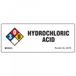 "Hydrochloric Acid" Squeeze Bottle Label_noscript