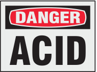"Acid" Danger Label w/ Reflective Sheeting_noscript