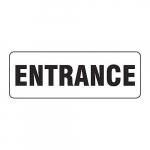 "Entrance" Magnetic Vinyl Label