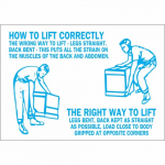 B-401 How To Lift Correctly the... Sign