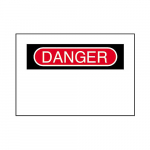 10" x 14" Polystyrene Danger Sign_noscript