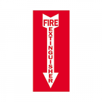 10" x 7" Polystyrene Fire Extinguisher Sign_noscript