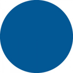 1.5" Round Blue Paper Label_noscript