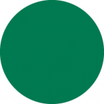 1.5" Round Dark Green Paper Label_noscript