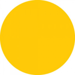 1.5" Round Yellow Paper Label_noscript