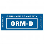 141597 1.5 x 3.87" "ORM-D-AIR" Paper Label Pack_noscript