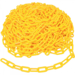 Bradylink 3" x 100' Polyethylene Yellow Warning Chain