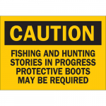 Caution Fishing & Hunting Stories... Sign_noscript