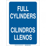 Full Cylinders Sign, Blue on White_noscript