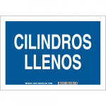 10" x 14" Polystyrene Cilindros Llenos Sign