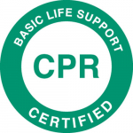 2" Vinyl Basic Life Support Certified Cpr Hard Hat Label_noscript