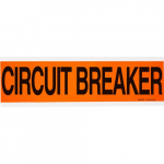 2.25" x 9" Label "Circuit Breaker", Cloth_noscript