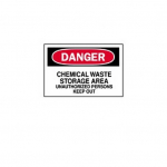 5.75"x3" Accident Prevention Tag: Danger: Do Not Close..._noscript