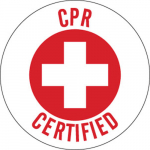 2" Dia. Vinyl CPR Certified Hard Hat Label_noscript
