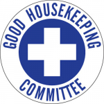 2" Dia. Vinyl Good Housekeeping Committee Hard Hat Label_noscript