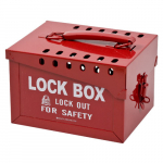 6" x 7-3/8" x 9-1/4" Steel Extra-Large Metal Lock Box_noscript