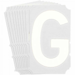 "G" Label, Letter "3" White Gothic Font Quik-Align_noscript