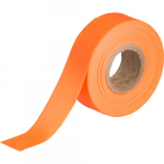 1-3/16" x 150' Fluorescent Orange Plastic Flagging Tape_noscript