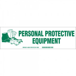 3.5" x 12" Polyester Personal Protective Equipment Label_noscript
