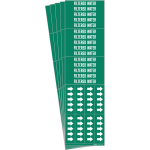 0.25 - 0.75" Pipe Marker "Filtered Water", Green