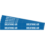 0.75 - 2.375" Pipe Marker "Breathing Air", Blue_noscript