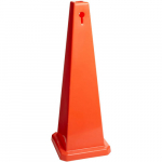 Orange Plastic Bradycone Warning System_noscript