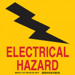 BradyCone Label Legend: Electrical Hazard_noscript
