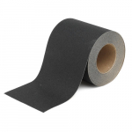 6" x 60' Black Grit-Coated Anti-Skid Polyester Tape_noscript
