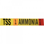 8" Dia. Vinyl TSS Liq Ammonia High Pipe Marker_noscript