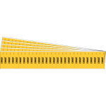 0.25 - 0.75" Pipe Marker "Exhaust", Yellow