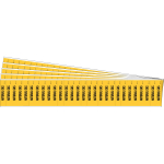 0.25 - 0.75" Pipe Marker "Natural Gas", Yellow_noscript