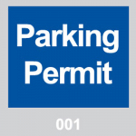 Decal w/ Legend: Parking Permit 001_noscript