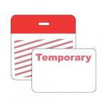 2-Part, 1-Week Td Badge w/ Legend: Temporary