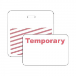 2-Part, 1-Week Td Badge w/ Legend: Temporary