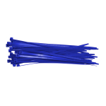 0.14" x 8" Blue Nylon Valve Tag Cable Tie