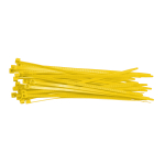 0.14" x 8" Yellow Nylon Valve Tag Cable Tie_noscript