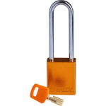 150306 Aluminum Lockout Padlock, Orange_noscript