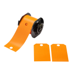 Safety Tags Polyester Printable Blank Orange_noscript