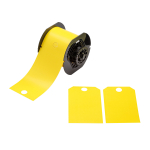Safety Tags Polyester Printable Blank Yellow_noscript