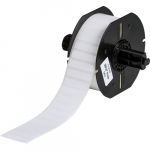 0.37" x 1.5" White Polyester Label