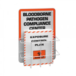 20" x 14" Bloodborne Pathogen Compliance Center, Acrylic_noscript
